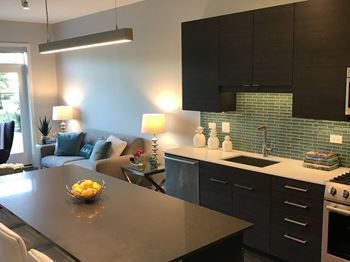 Kitchen with appliances